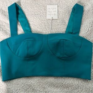 SHOW ME YOUR MUMU  Sally Teal Women's Crop Top